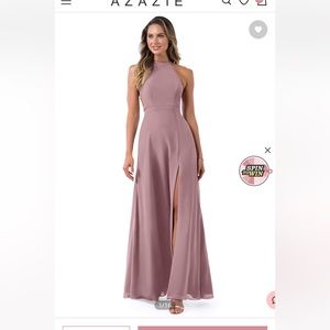 Azazie Clarice Bridesmaid Dress in Dusty Rose